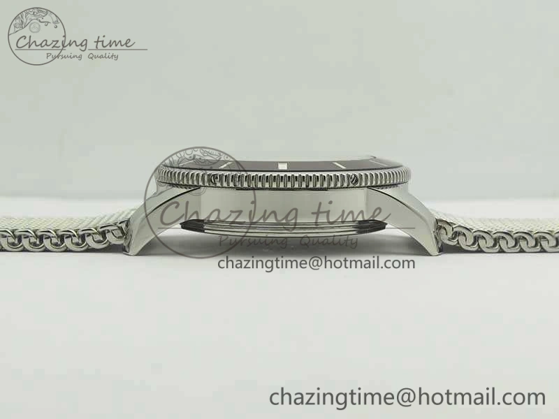 Super Ocean Heritage Brown Ceramic Bezel SS Brown Dial On SS Bracelet A2824