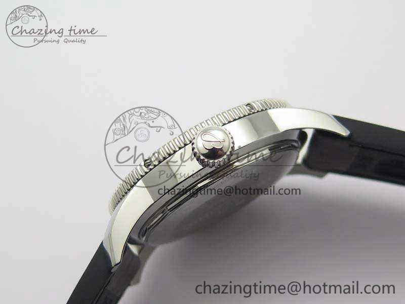 Super Ocean Heritage Brown Ceramic Bezel SS Gray Dial On Brown Gummy Strap A2824