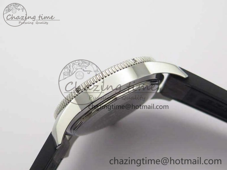 Super Ocean Heritage Brown Ceramic Bezel SS Gray Dial On Brown Gummy Strap A2824
