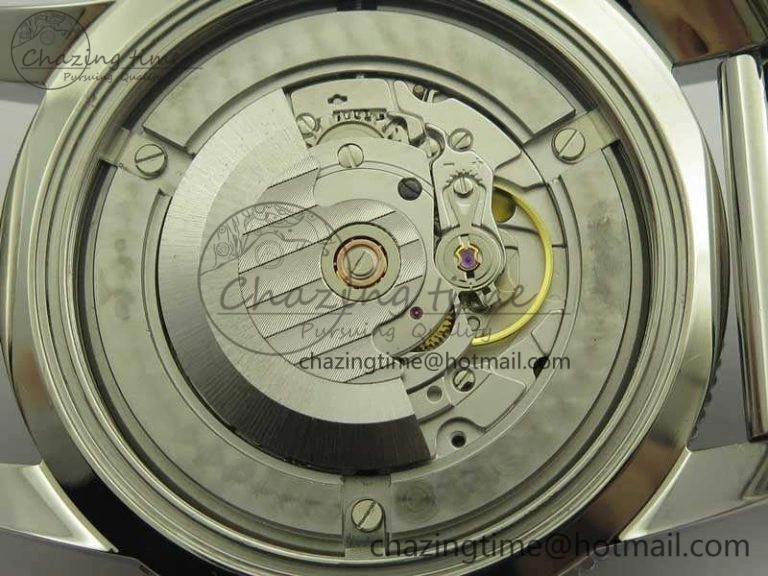 Super Ocean Heritage Brown Ceramic Bezel SS Gray Dial On SS Bracelet A2824