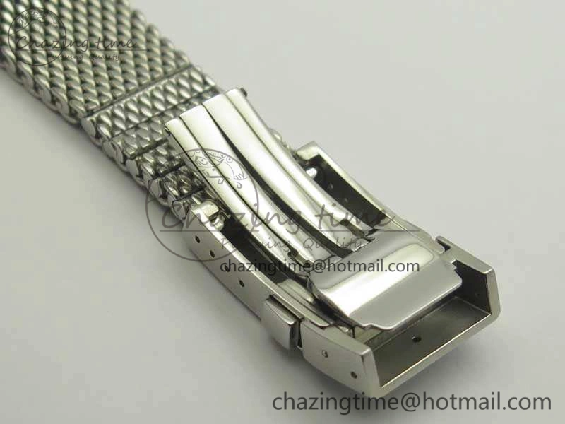 Super Ocean Heritage Brown Ceramic Bezel SS Gray Dial On SS Bracelet A2824