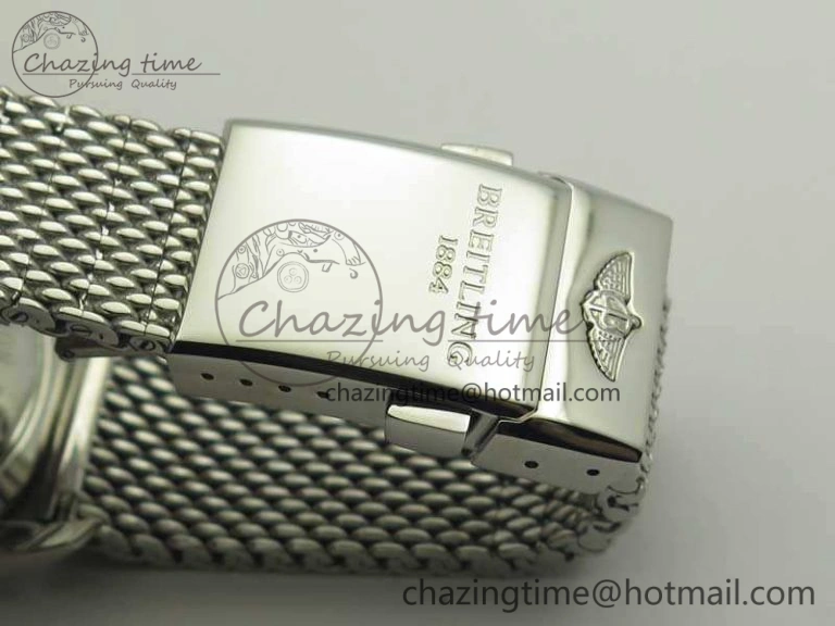 Super Ocean Heritage Brown Ceramic Bezel SS Gray Dial On SS Bracelet A2824