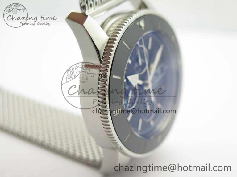SuperOcean 1884 Heritage SS Black Dial On Bracelet A7750