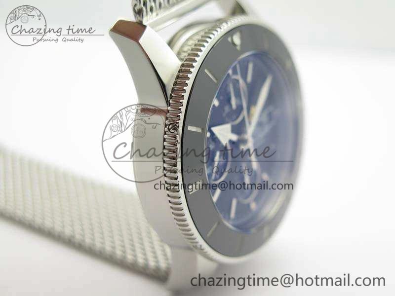 SuperOcean 1884 Heritage SS Black Dial On Bracelet A7750