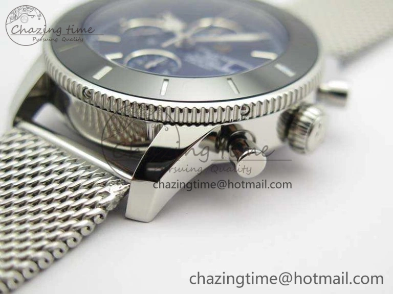 SuperOcean 1884 Heritage SS Black Dial On Bracelet A7750