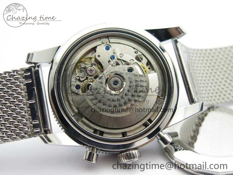 SuperOcean 1884 Heritage SS Blue Dial On Bracelet A7750