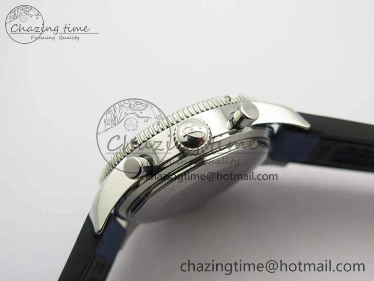 SuperOcean 1884 Heritage SS Blue Dial On Leather Strap A7750