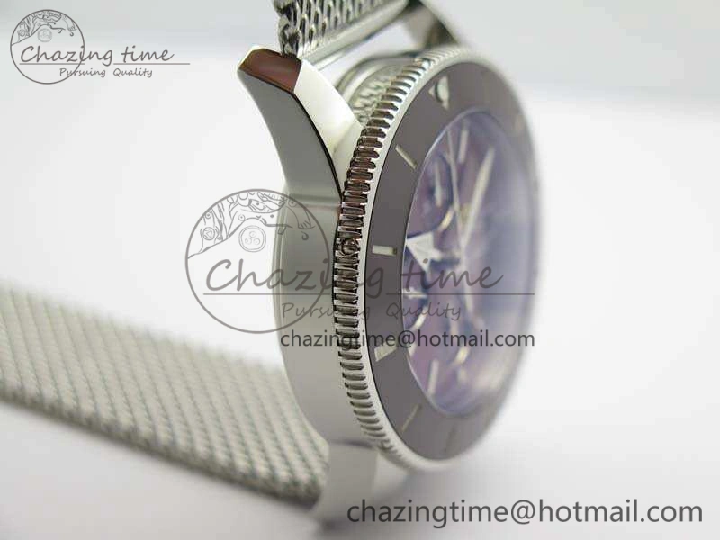 SuperOcean 1884 Heritage SS Brown Dial On Bracelet A7750