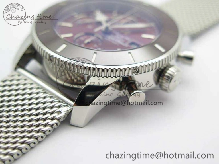 SuperOcean 1884 Heritage SS Brown Dial On Bracelet A7750