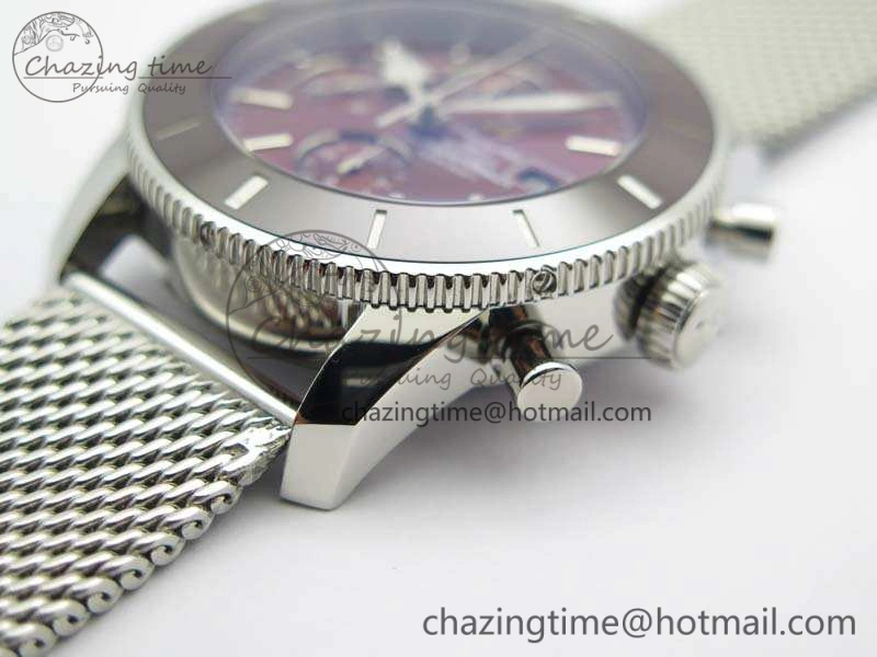 SuperOcean 1884 Heritage SS Brown Dial On Bracelet A7750