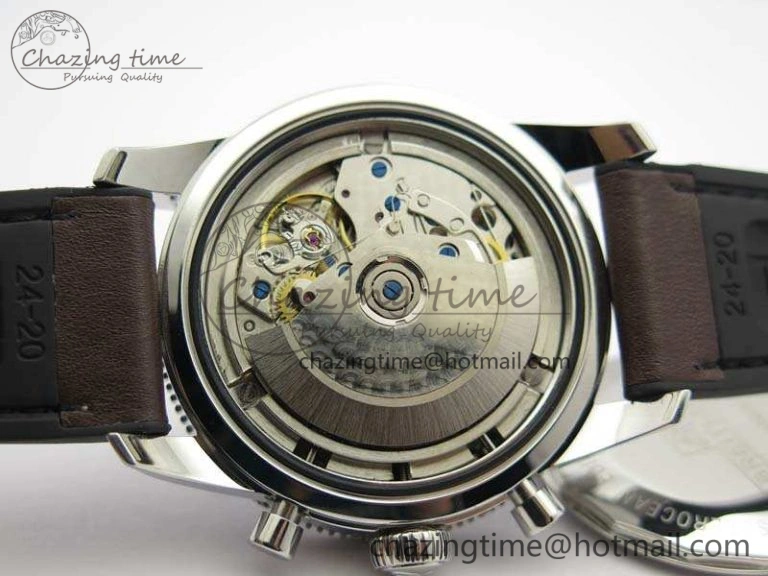 SuperOcean 1884 Heritage SS Brown Dial On Leather Strap A7750
