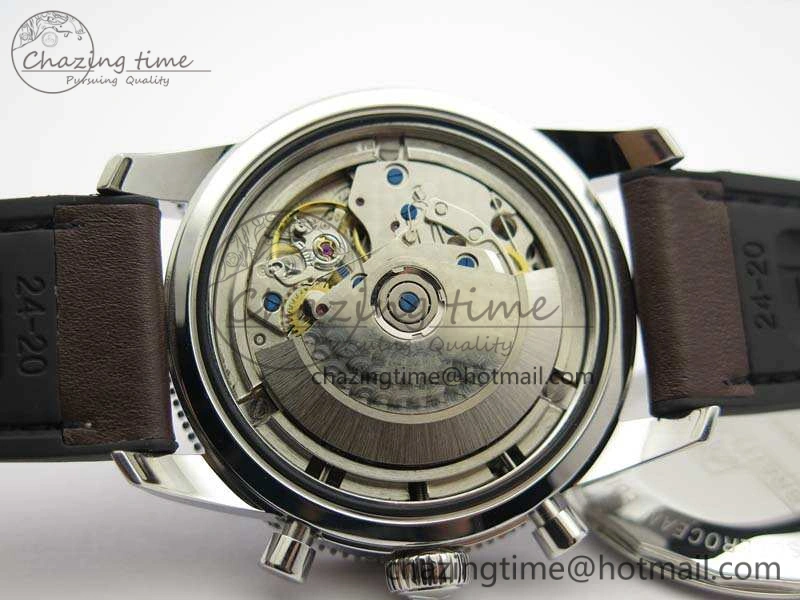 SuperOcean 1884 Heritage SS Brown Dial On Leather Strap A7750