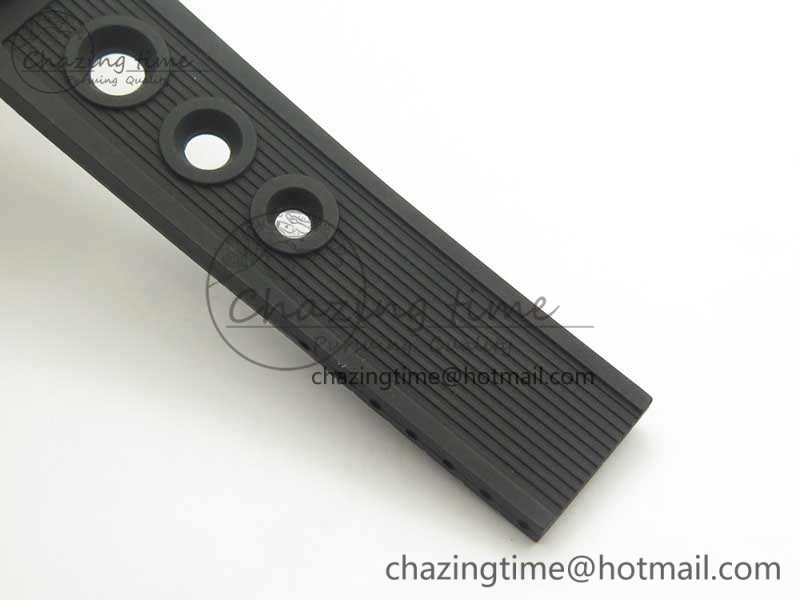 SuperOcean 42mm A17321 SS 1:1 Best Edition Black Dial On Rubber Strap A2824 (Free Rubber Strap)