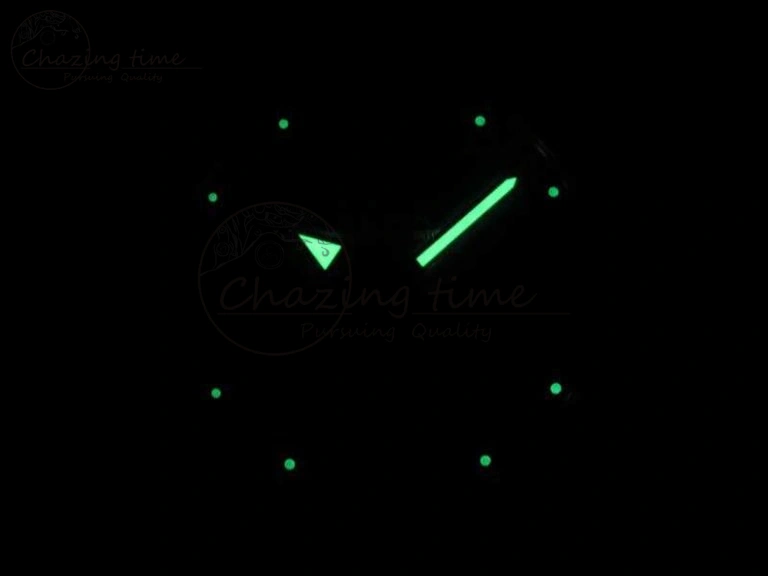 SuperOcean 42mm A17321 SS 1:1 Best Edition Black Dial On Rubber Strap A2824 (Free Rubber Strap)