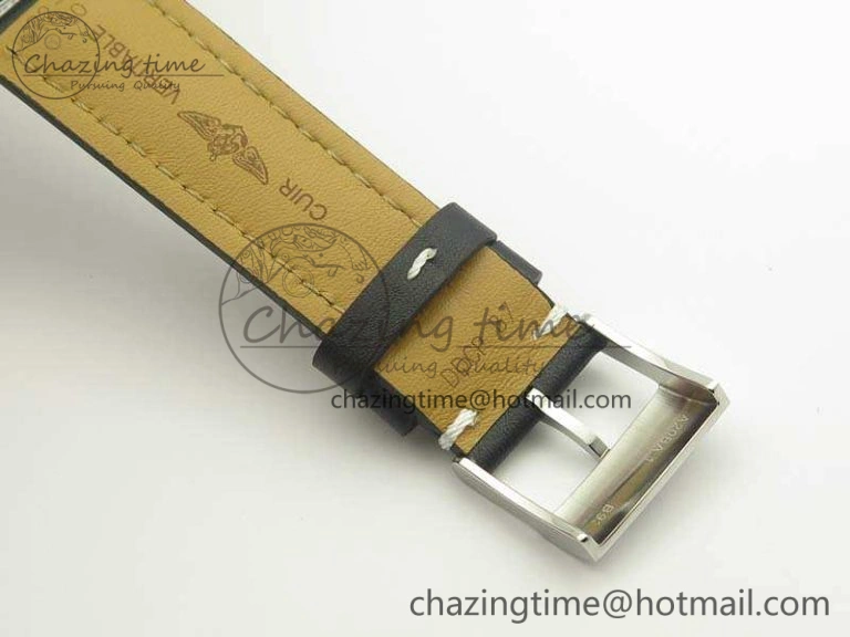 SuperOcean 42mm A17321 SS 1:1 Best Edition Cream Dial On Leather Strap ETA2824