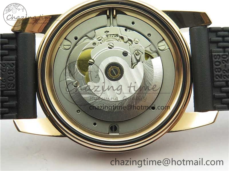 SuperOcean 42mm AB2010 RG B50 1:1 Best Edition Black Dial Black Ceramic Bezel on Black Rubber strap A2824