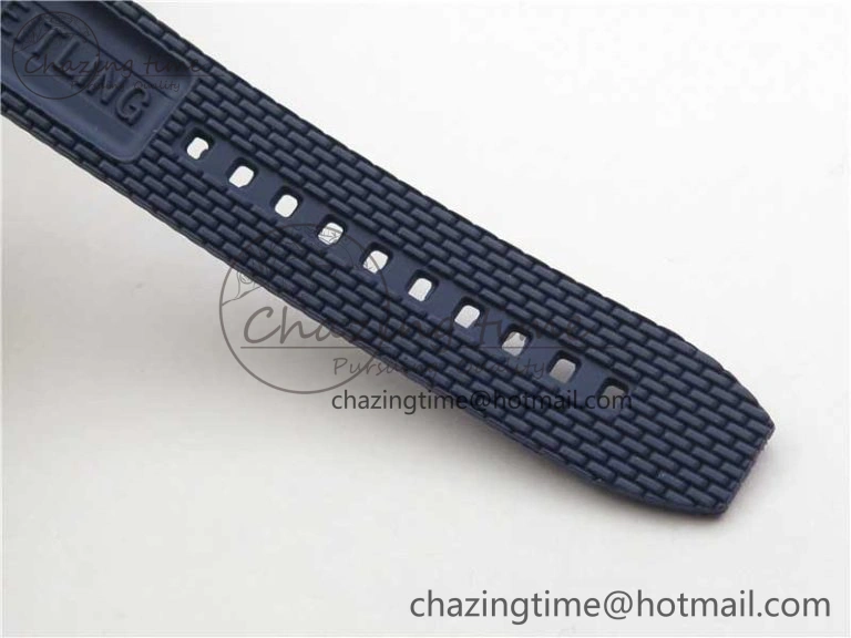 SuperOcean 42mm AB2010 RG B50 1:1 Best Edition Blue Dial Blue Ceramic Bezel on Blue Rubber strap A2824