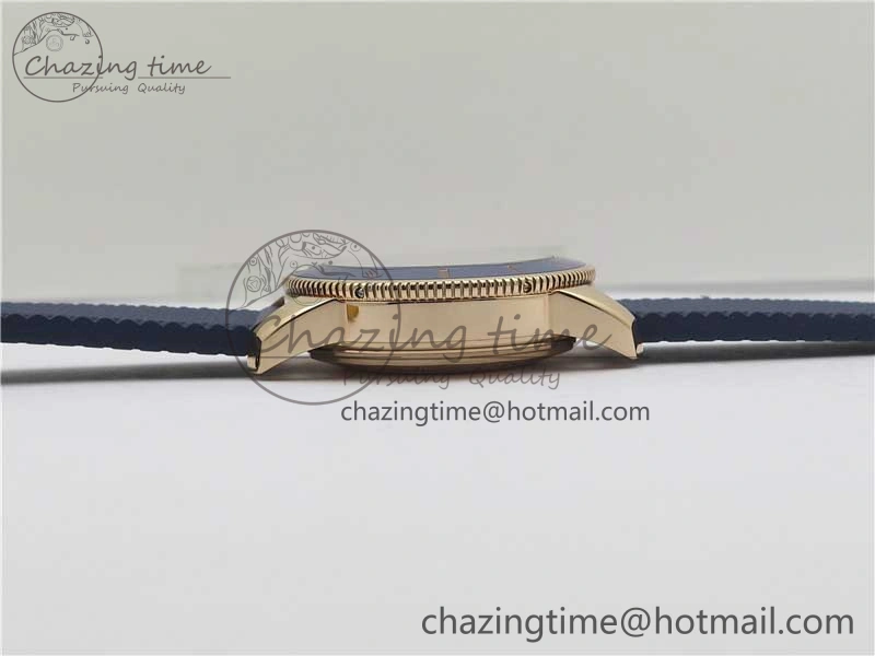SuperOcean 42mm AB2010 RG B50 1:1 Best Edition Blue Dial Blue Ceramic Bezel on Blue Rubber strap A2824
