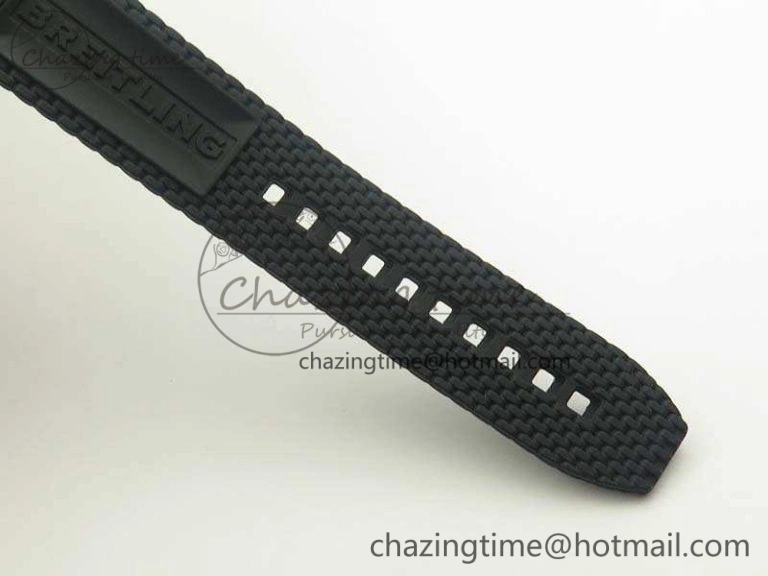 SuperOcean 42mm AB2010 SS GF 1:1 Best Edition White Dial Black Ceramic Bezel On Rubber Strap B20