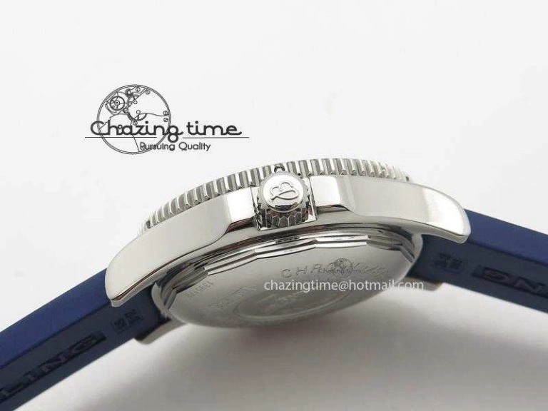 SuperOcean Abyss 42mm Blue Inner Bezel On Blue Rubber Strap A2824