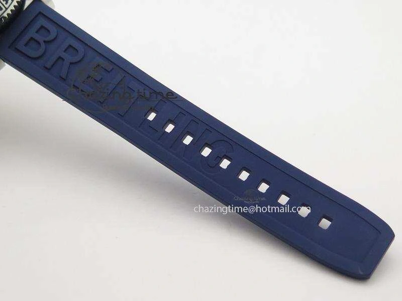 SuperOcean Abyss 42mm Blue Inner Bezel On Blue Rubber Strap A2824