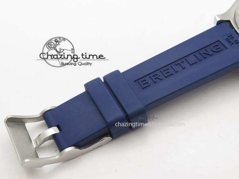 SuperOcean Abyss 42mm Blue Inner Bezel On Blue Rubber Strap A2824