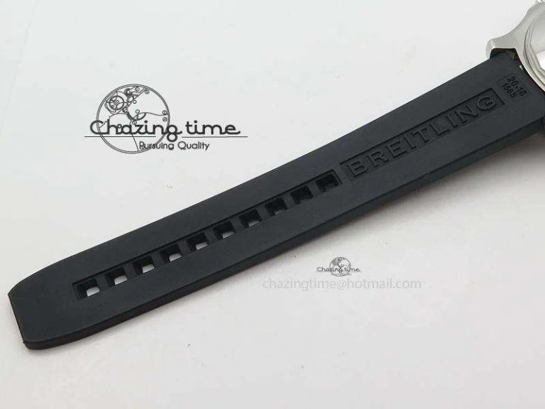 SuperOcean Abyss 42mm Yellow Inner Bezel On Black Rubber Strap A2824