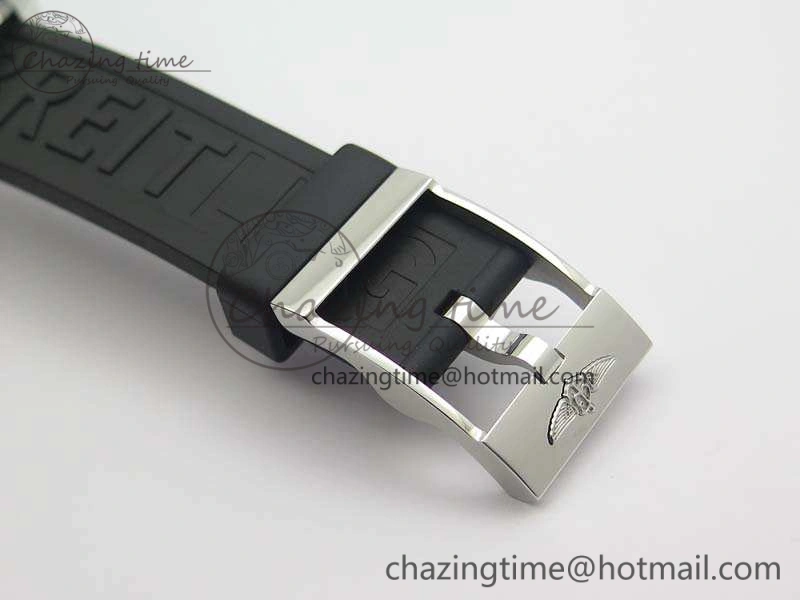 SuperOcean Abyss A17364 42mm 3AF 1:1 Best Edition Black Red Dial On Rubber Strap A2824
