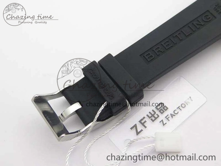 SuperOcean Abyss A17364 42mm ZF 1:1 Best Edition Black Yellow Dial On Rubber Strap A2824