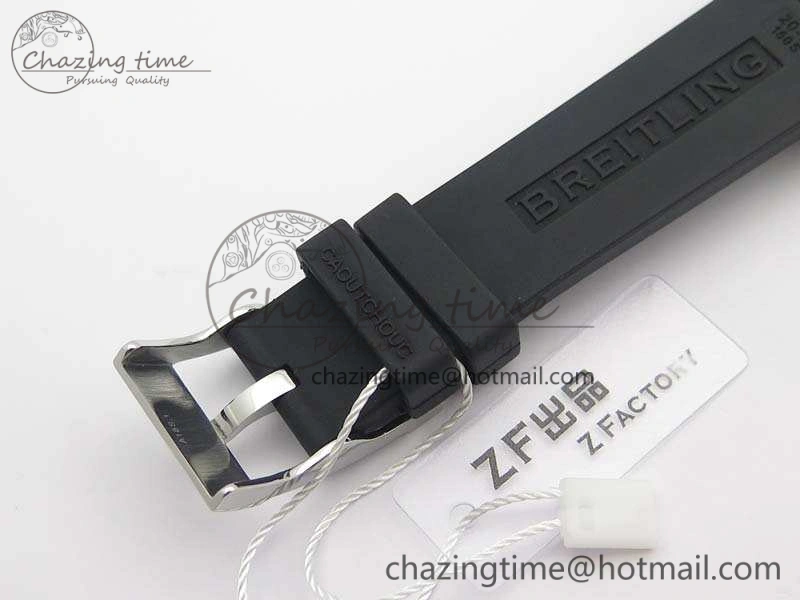 SuperOcean Abyss A17364 42mm ZF 1:1 Best Edition Black Yellow Dial On Rubber Strap A2824
