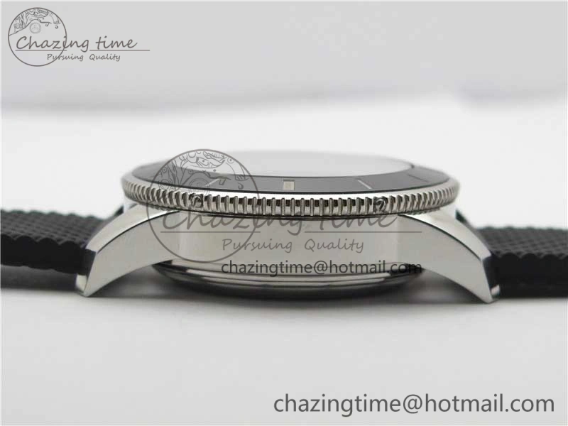 SuperOcean Black Ceramic Bezel B50 Best Edition Green Dial on Black Rubber Strap A7750
