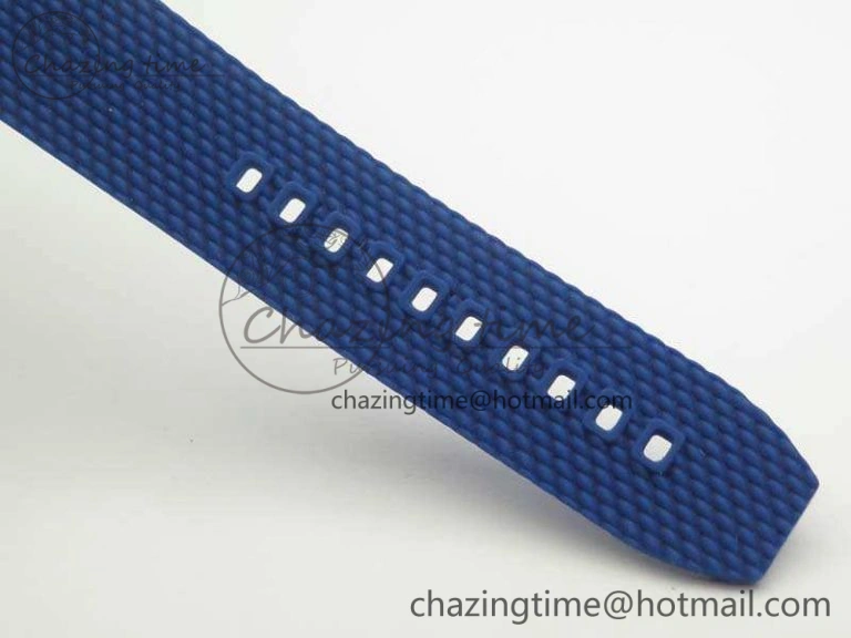 SuperOcean Heritage Ceramic Bezel SS Blue Dial On Rubber Strap A7750