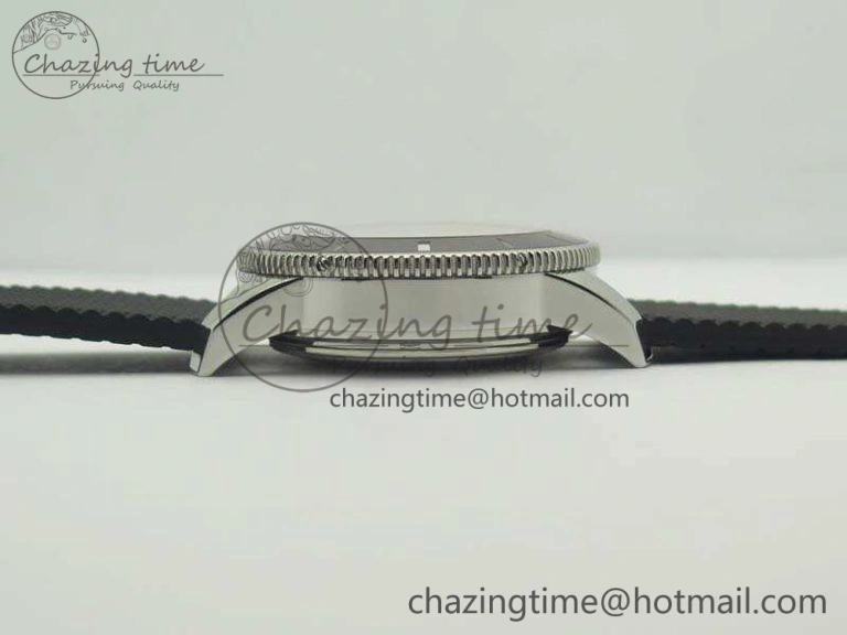 SuperOcean Heritage Ceramic Bezel SS Brown Dial On Rubber Strap A7750