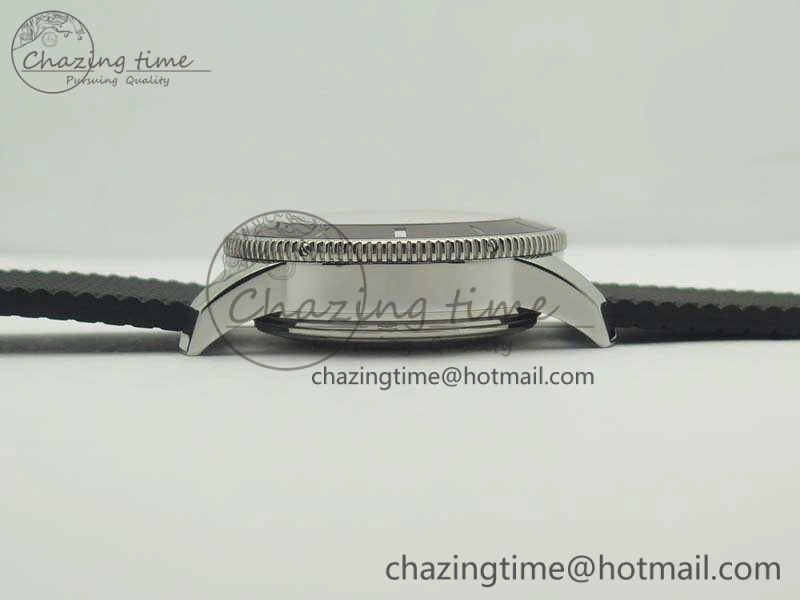 SuperOcean Heritage Ceramic Bezel SS Brown Dial On Rubber Strap A7750