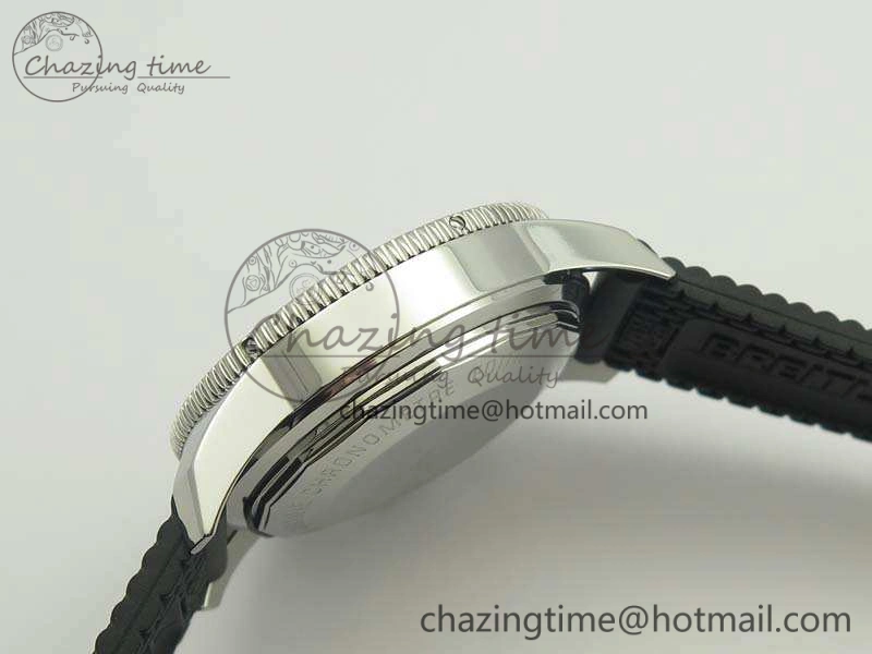 SuperOcean Heritage Ceramic Bezel SS Brown Dial On Rubber Strap A7750