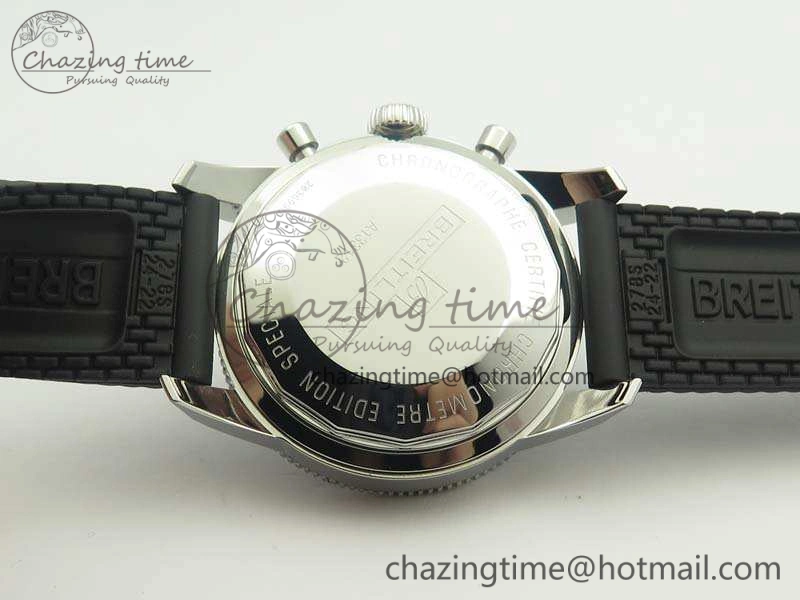 SuperOcean Heritage Ceramic Bezel SS Brown Dial On Rubber Strap A7750