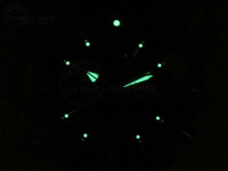 SuperOcean Heritage Ceramic Bezel SS Brown Dial On Rubber Strap A7750