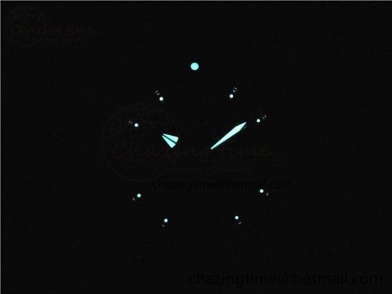 SuperOcean Heritage ii 42mm SS RG GF 1:1 Best Edition Black Dial Black Bezel on SS Mesh Bracelet A2824 V2