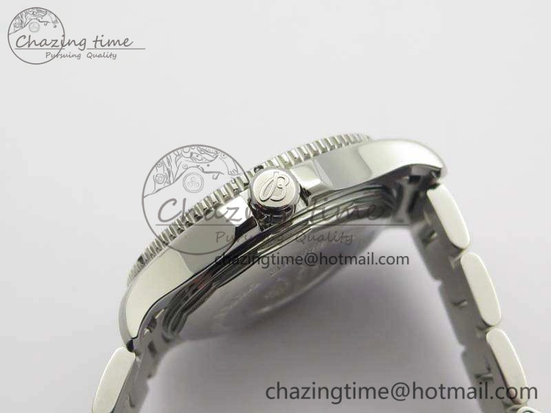 SuperOcean II A17392D7 44mm GF 1:1 Best Edition Black Dial On SS Bracelet A2824