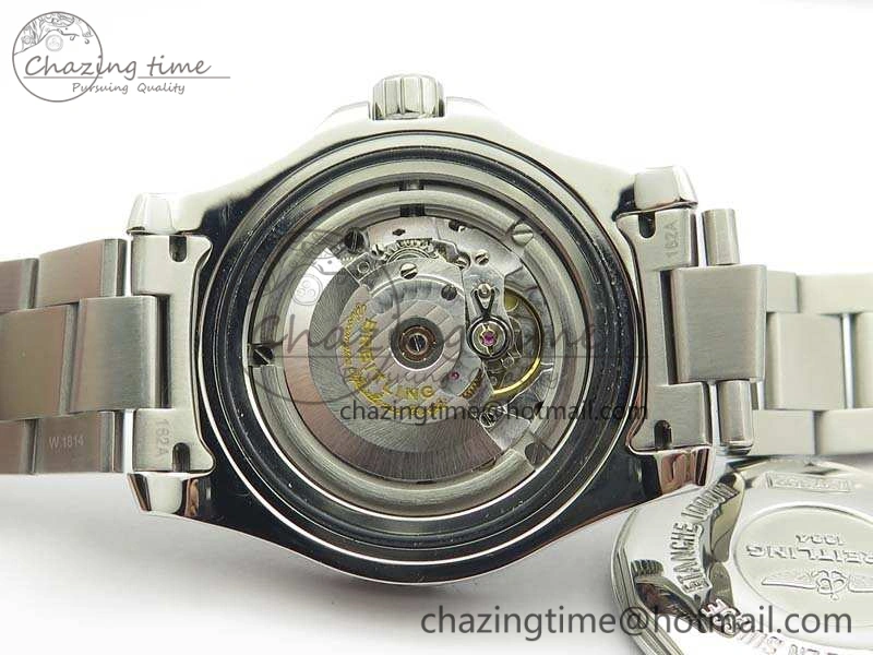 SuperOcean II A17392D7 44mm GF 1:1 Best Edition Black Dial On SS Bracelet A2824