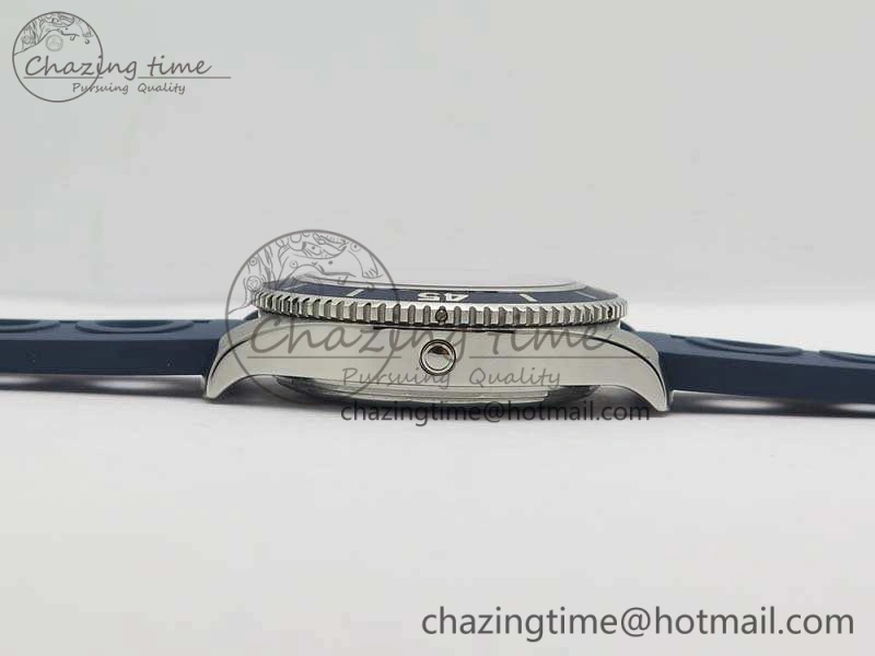 SuperOcean II A17392D7 44mm GF 1:1 Best Edition Blue Dial On Rubber Strap A2824