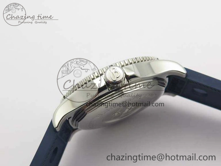 SuperOcean II A17392D7 44mm GF 1:1 Best Edition Blue Dial On Rubber Strap A2824