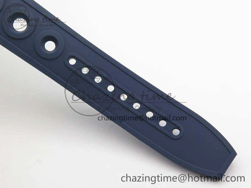 SuperOcean II A17392D7 44mm GF 1:1 Best Edition Blue Dial On Rubber Strap A2824