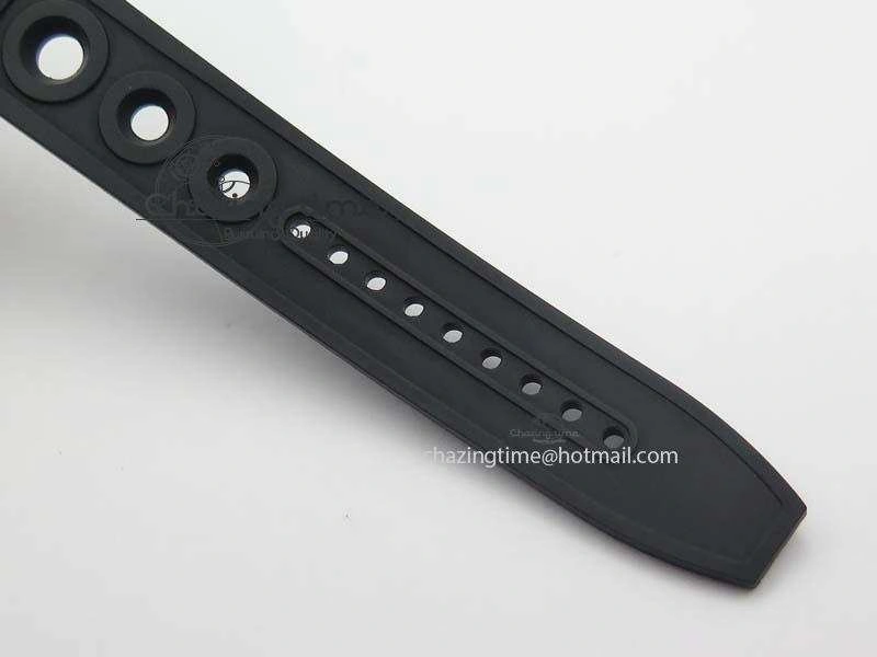 SuperOcean II A17392D7 44mm Noob 1:1 Best Edition Black Dial On Black Rubber Strap A2824
