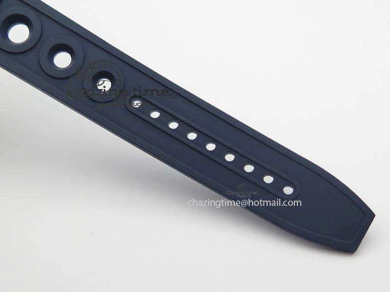 SuperOcean II A17392D8 44mm Noob 1:1 Best Edition Blue Dial On Blue Rubber Strap A2824