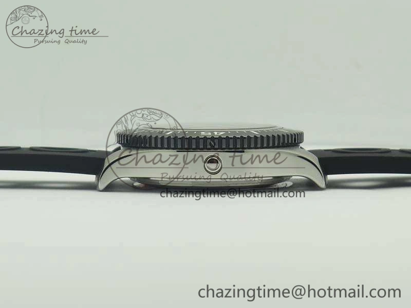 SuperOcean II Y1739316 44mm GF 1:1 Best Edition Black Dial On Rubber Strap A2824