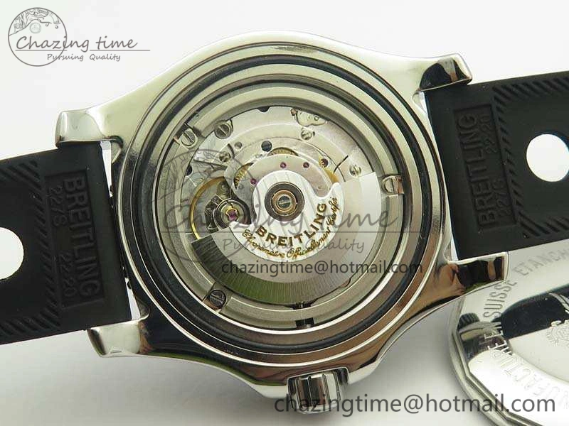 SuperOcean II Y1739316 44mm GF 1:1 Best Edition Black Dial On Rubber Strap A2824