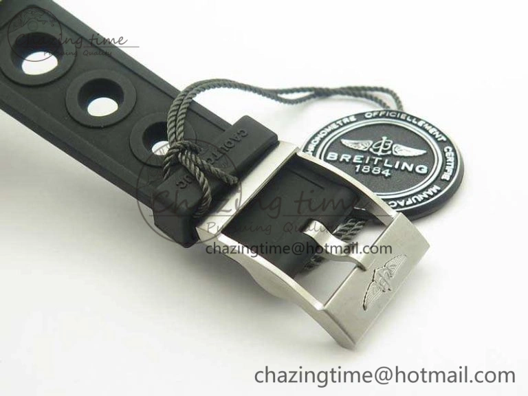 SuperOcean II Y1739316 44mm GF 1:1 Best Edition Black Dial On Rubber Strap A2824