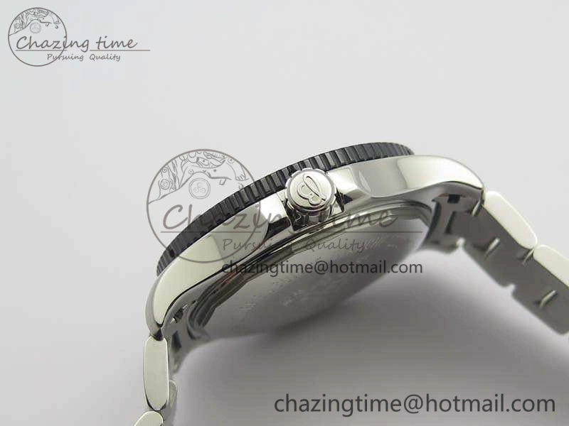 SuperOcean II Y1739316 44mm GF 1:1 Best Edition Black Dial On SS Bracelet A2824