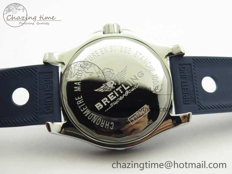 SuperOcean II Y1739316 44mm GF 1:1 Best Edition Blue Dial On Rubber Strap A2824
